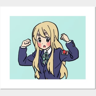 stronk mugi k-on! meme Posters and Art